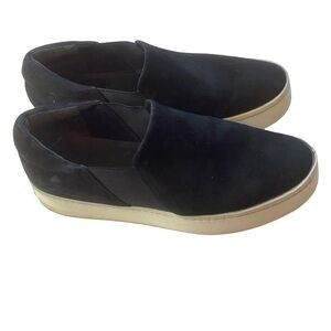 Vince Black and White Loafers